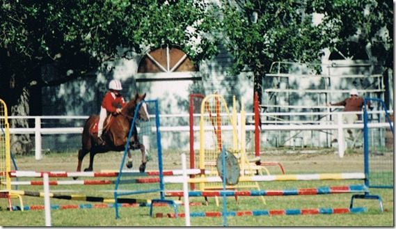Steph Grills jumping on Midsun Jamboree 1995